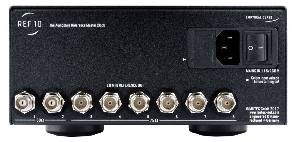 MUTEC REF10 Aluminum 10MHzリファレンス・マスタークロックジェネレーター