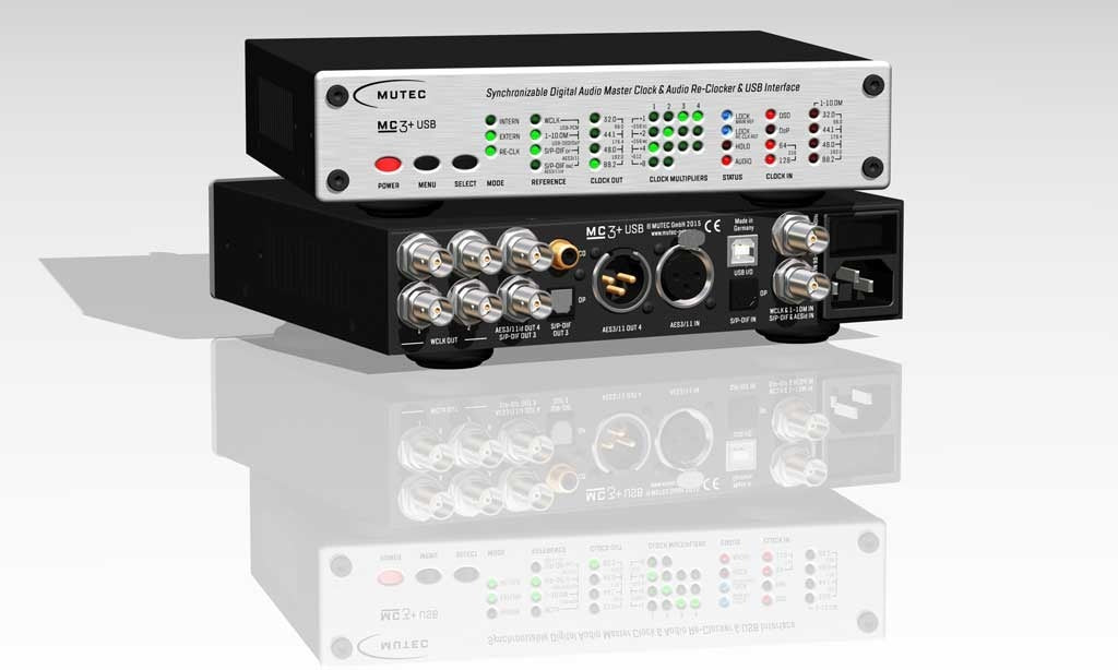 MUTEC MC-3+USB Aluminum USB デジタルオーディオ・マスタークロックジェネレーター