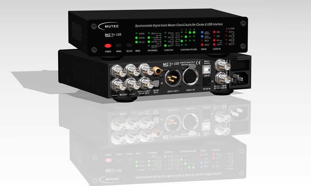 MUTEC MC-3+USB Black USB デジタルオーディオ・マスタークロックジェネレーター