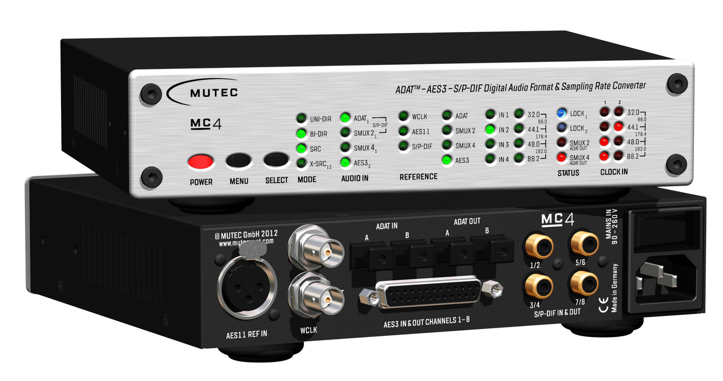 MUTEC MC-4 マルチチャンネルフォーマット/サンプリングレート・コンバーター