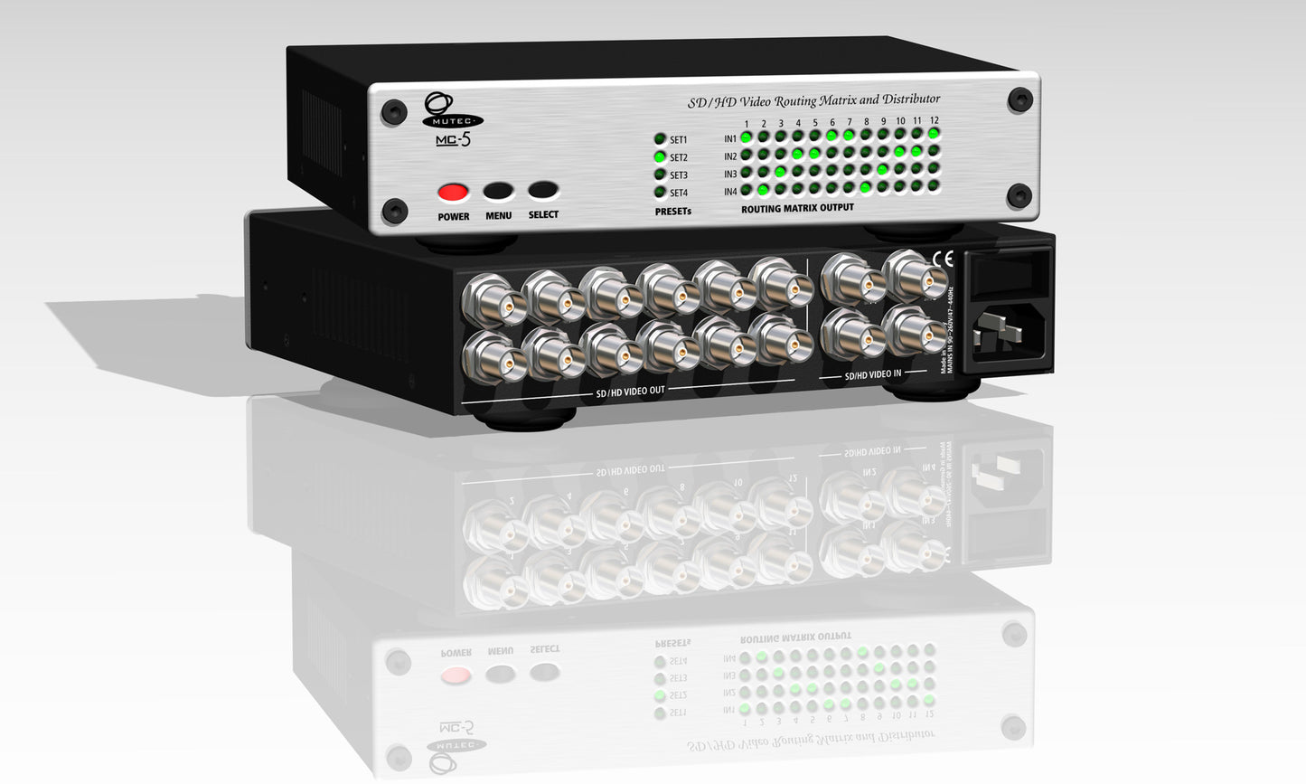MUTEC MC-5 SD/HDビデオ・マトリクススイッチャー