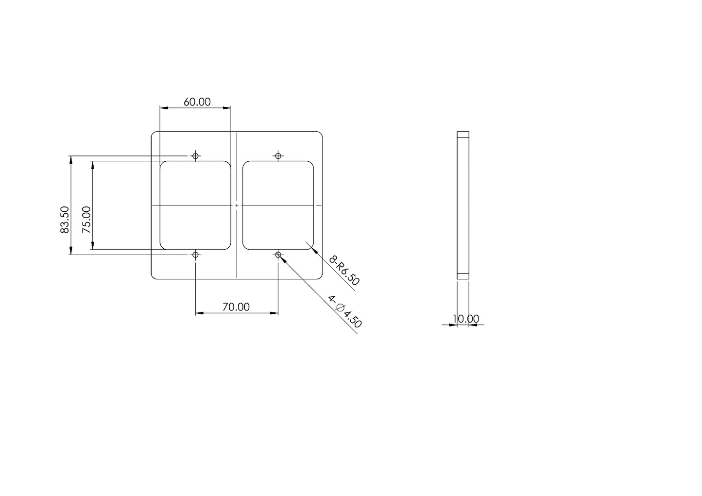当店オリジナル アルミ削り出し 自作用電源BOX
