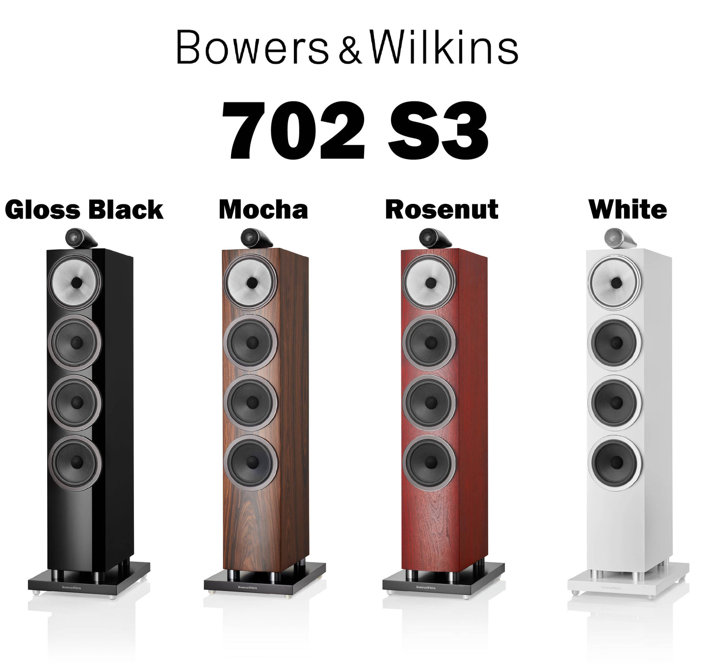 Bowers & Wilkins 702 S3 (1台) フロアスタンディングスピーカー