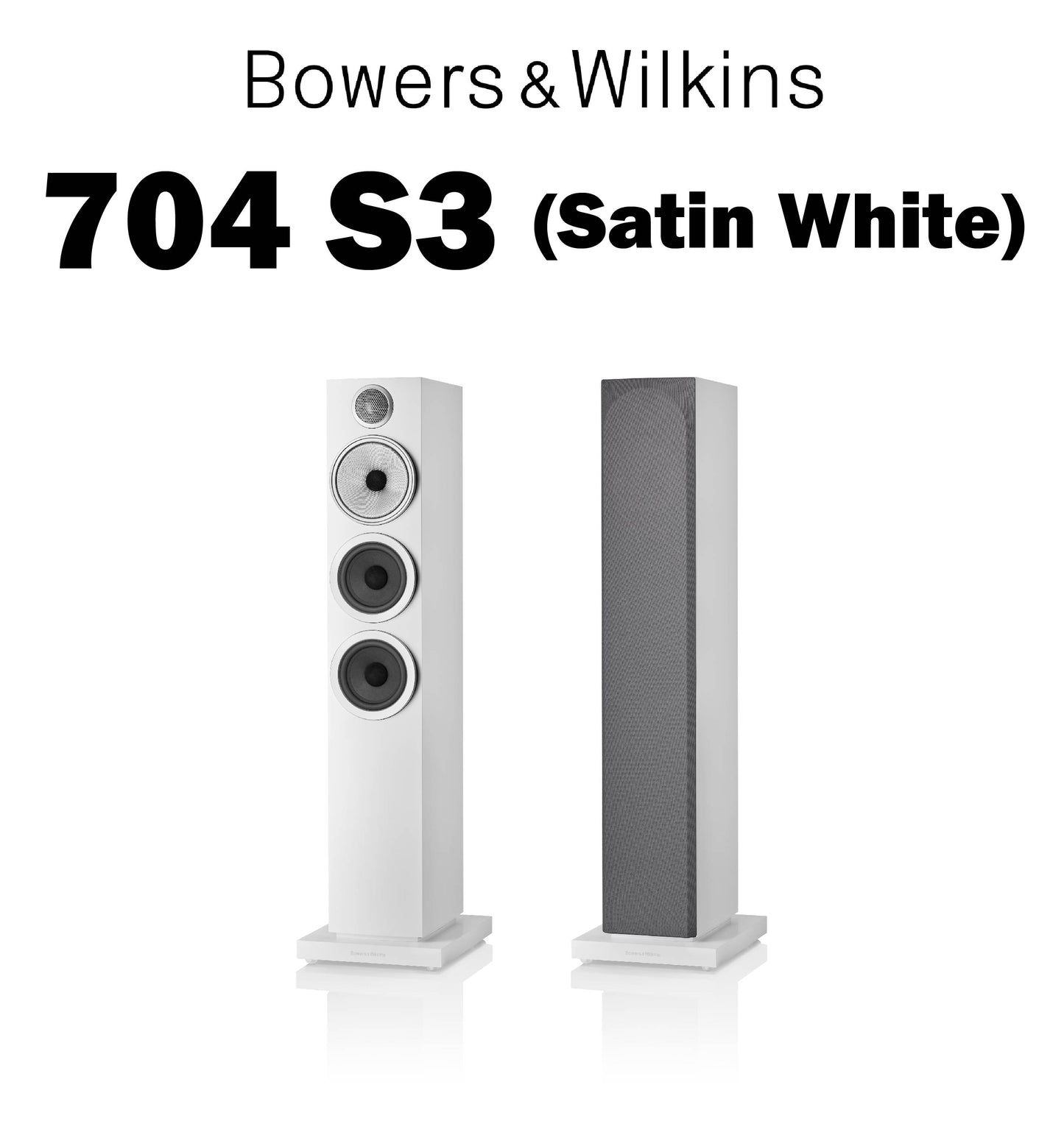 Bowers & Wilkins 704 S3 (1台) フロアスタンディングスピーカー