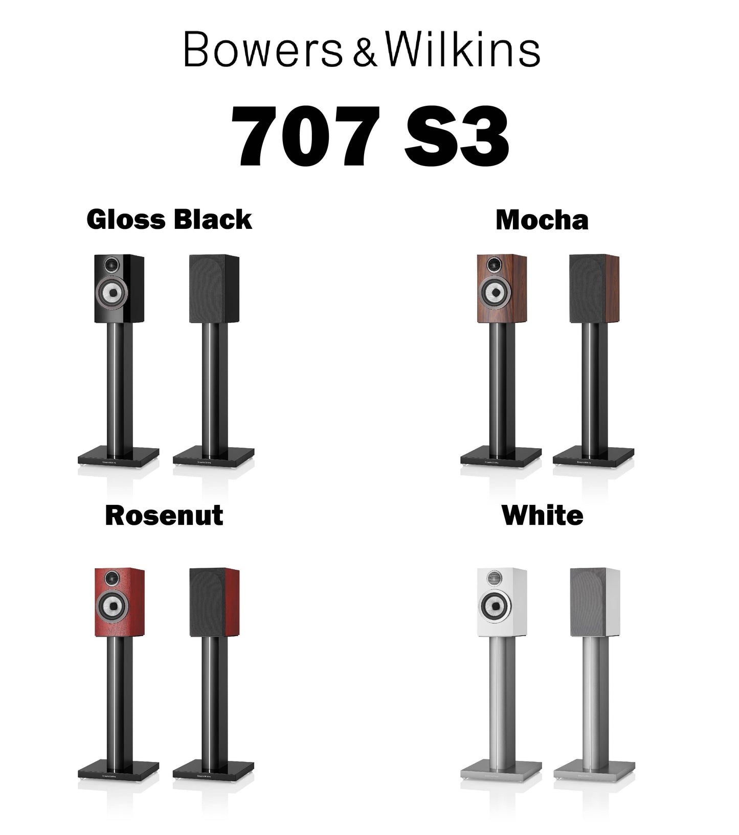Bowers & Wilkins 707 S3 (ペア) ブックシェルフスピーカー