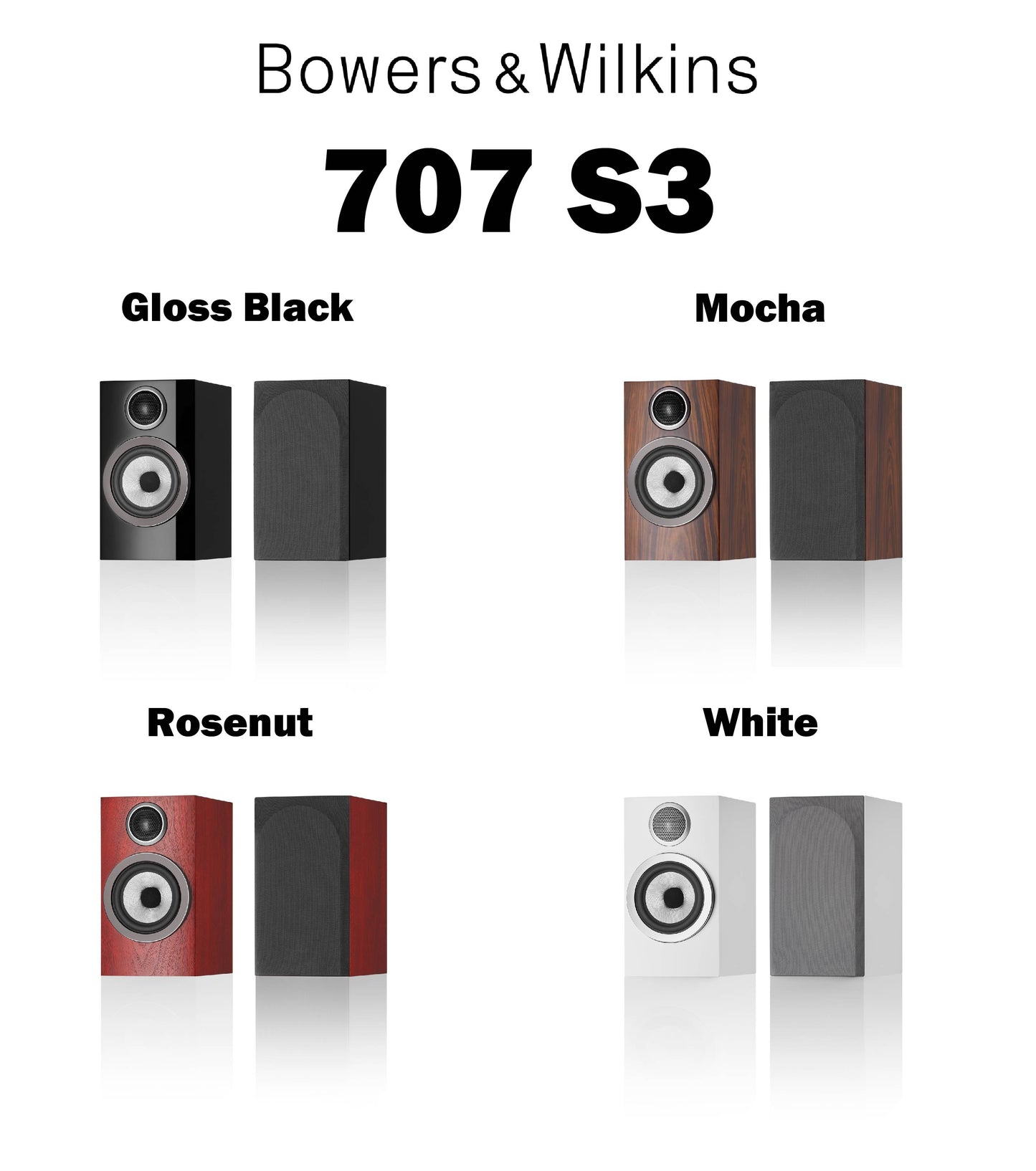 Bowers & Wilkins 707 S3 (ペア) ブックシェルフスピーカー