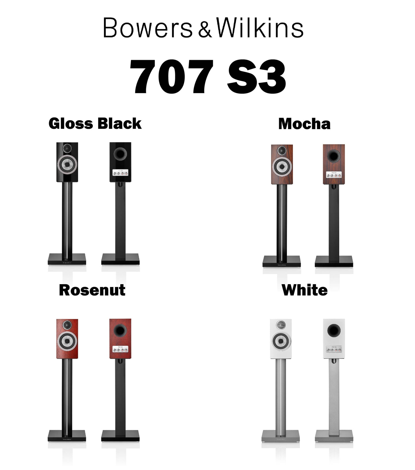Bowers & Wilkins 707 S3 (ペア) ブックシェルフスピーカー