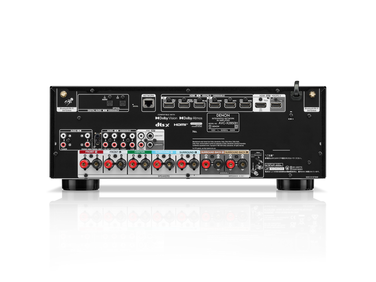 DENON AVC-X2850H 7.2ch AVサラウンドアンプ
