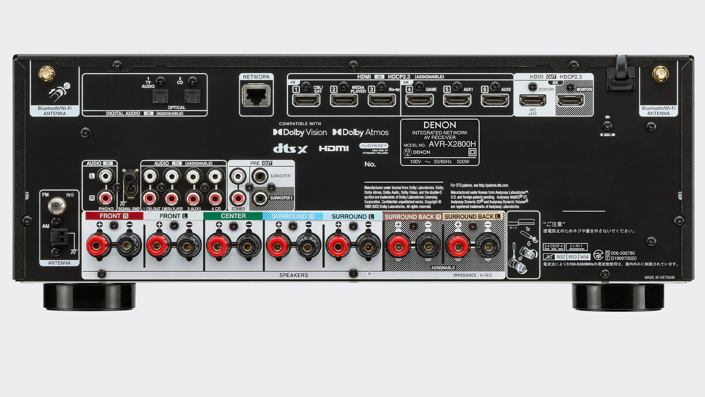 DENON AVR-X2800H 7.2ch AVサラウンドレシーバー