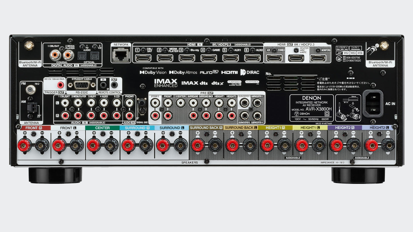 DENON AVR-X3800H 9.4ch AVサラウンドレシーバー