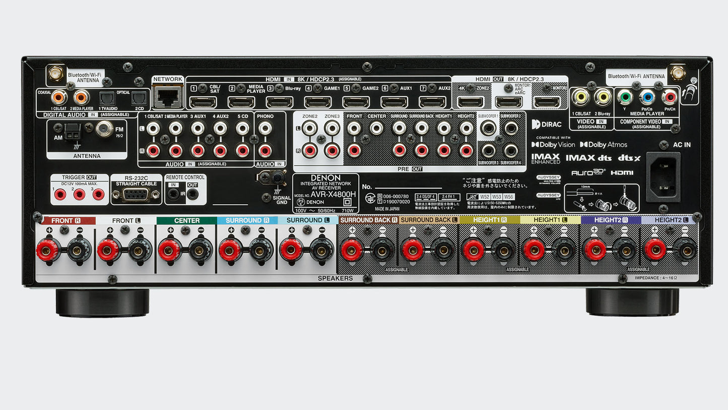 DENON AVR-X4800H 9.4ch AVサラウンドレシーバー