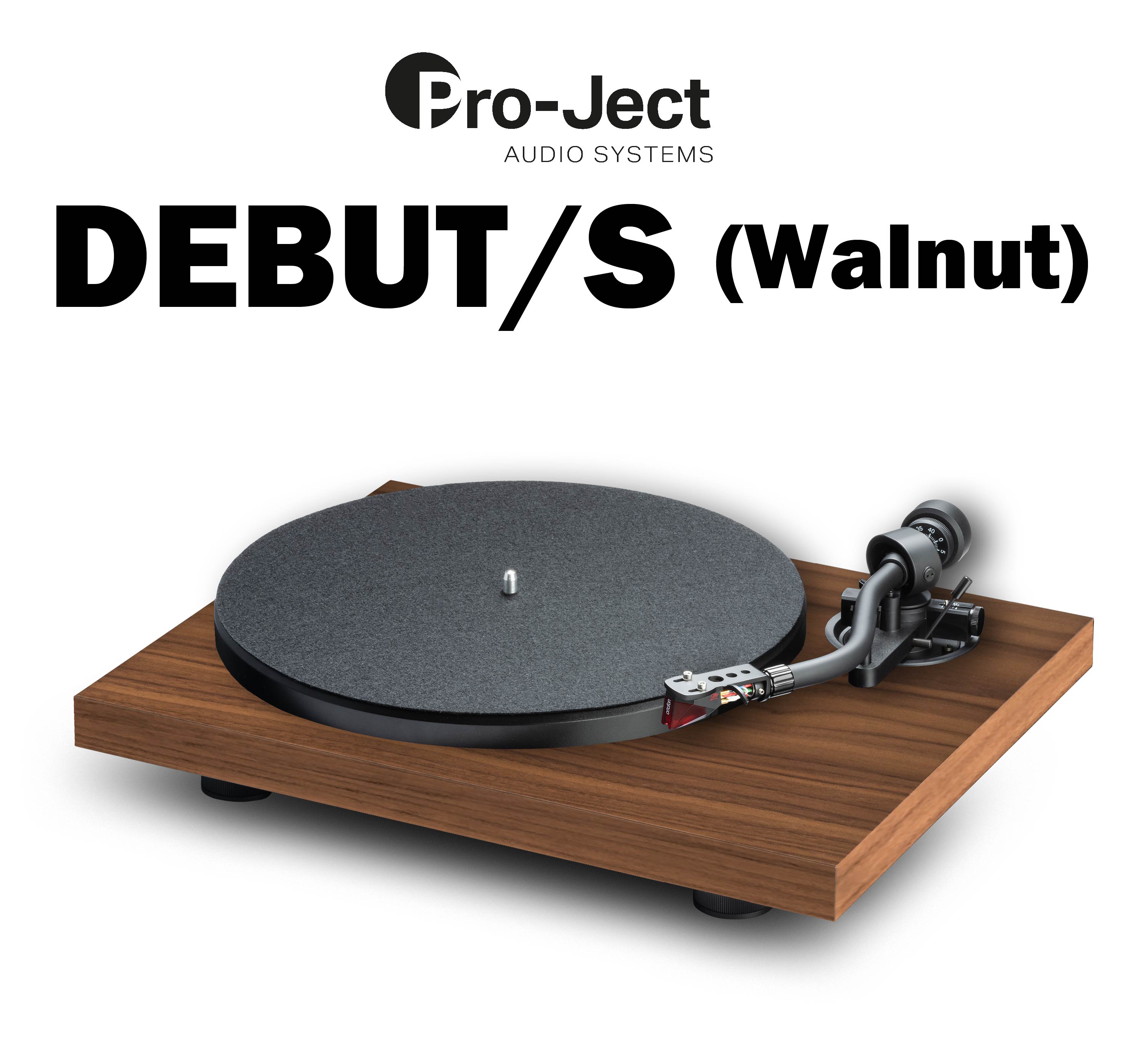 PROJECT/レコードプレーヤー ウォールナット DEBUT/S/MW