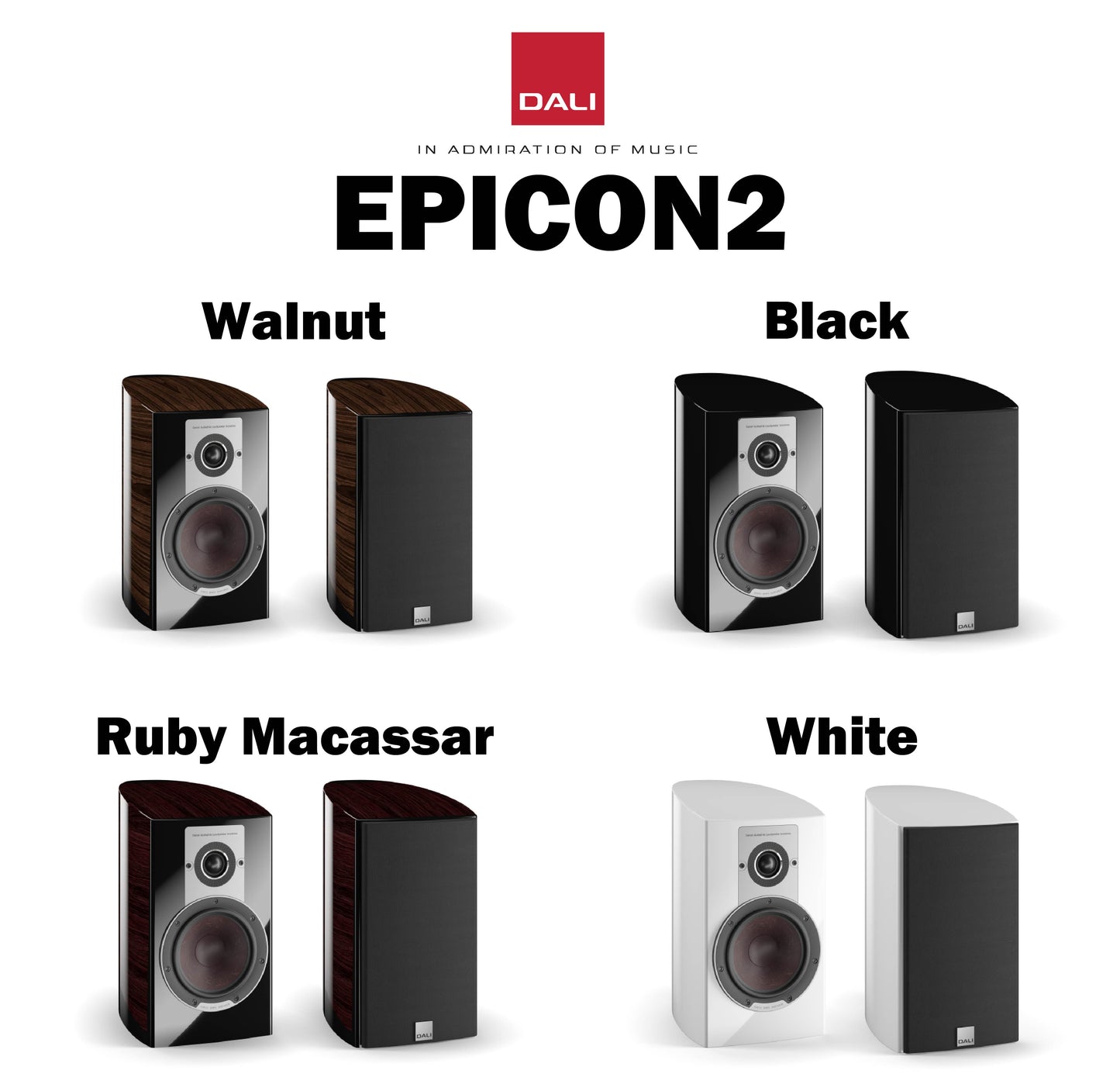 生産完了・在庫限り! DALI EPICON2 ブックシェルフスピーカー(2本ペア)