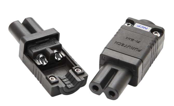 FURUTECH FI-8.1N NCF (R) ハイエンドグレード 薄型メガネタイプインレットプラグ