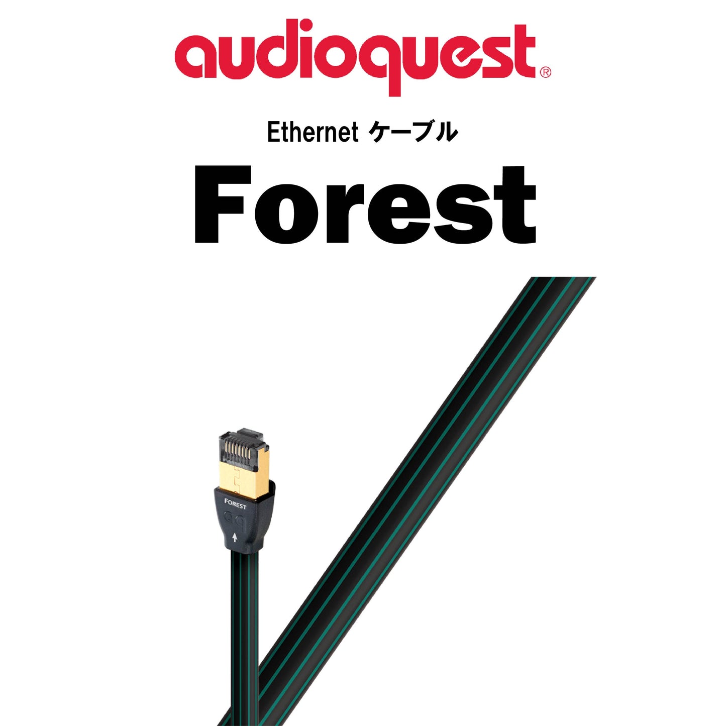 audioquest RJ2 Forest Ethernet ケーブル