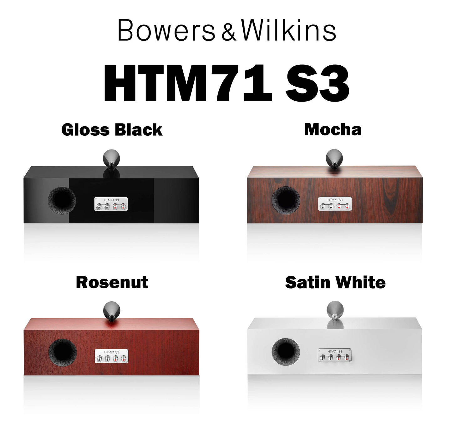 Bowers & Wilkins HTM71 S3 (1台) センタースピーカー