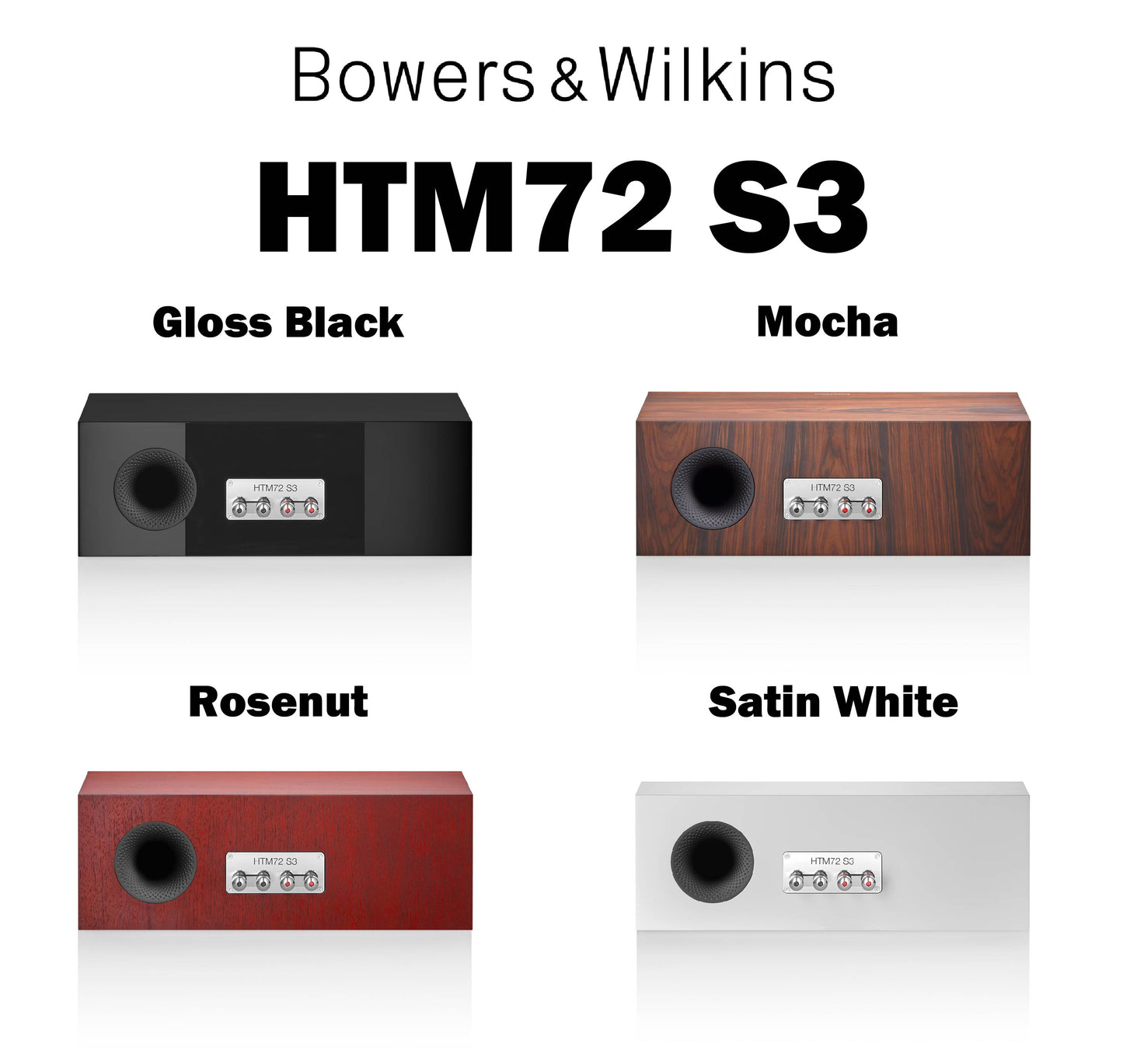 Bowers & Wilkins HTM72 S3 (1台) センタースピーカー