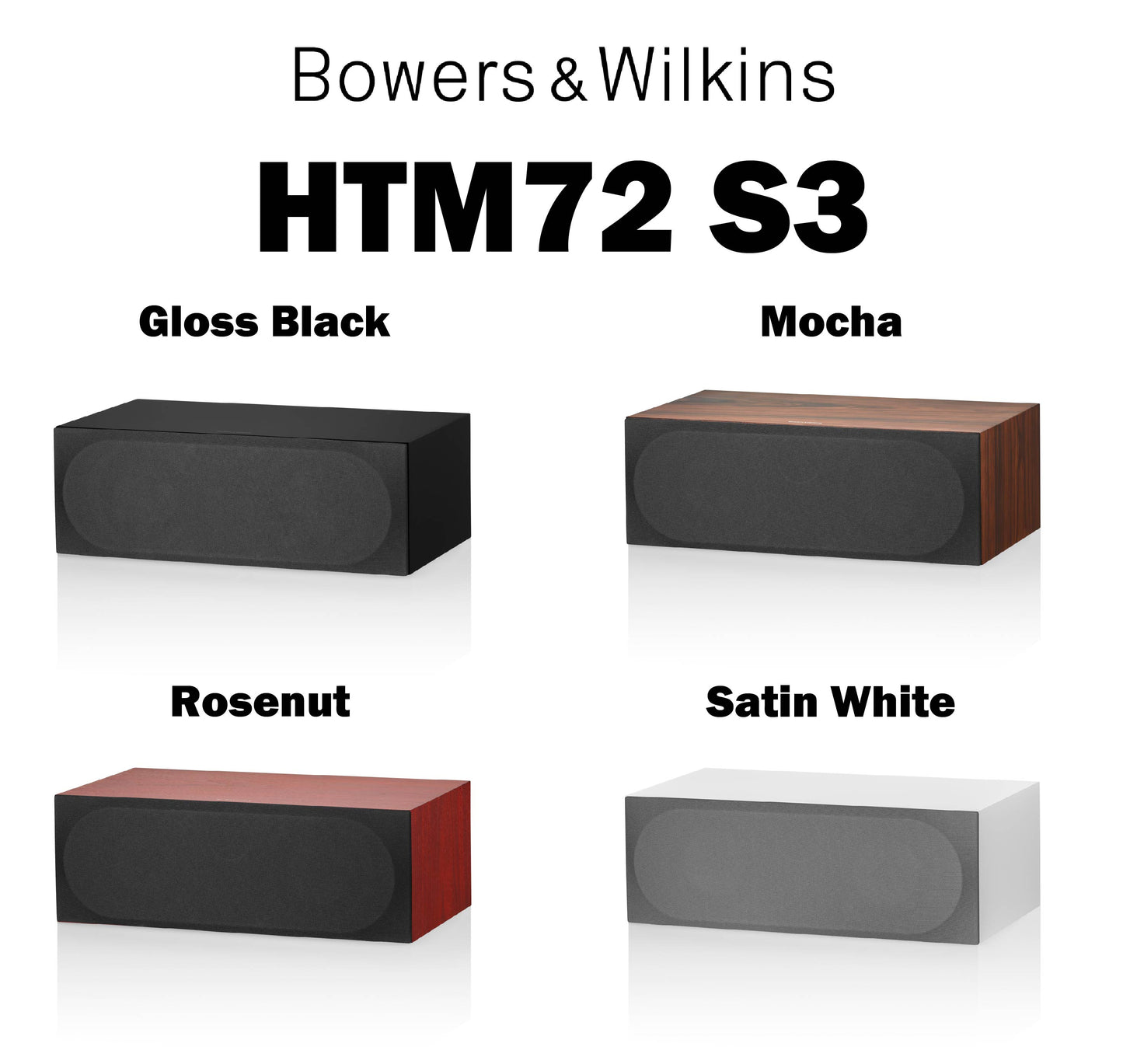 Bowers & Wilkins HTM72 S3 (1台) センタースピーカー
