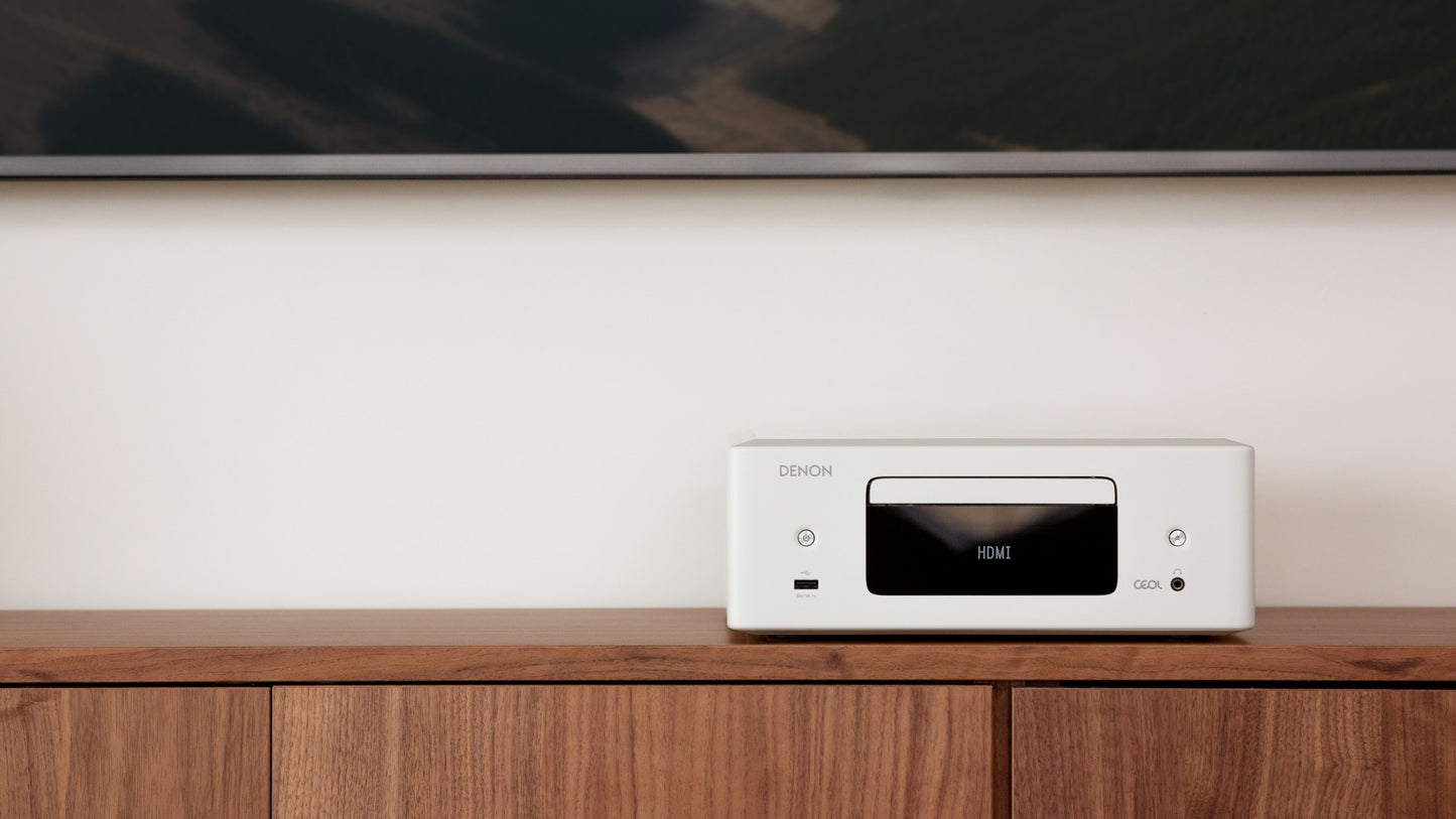 DENON RCD-N12 W HDMI ARC 対応ネットワーク CD レシーバー