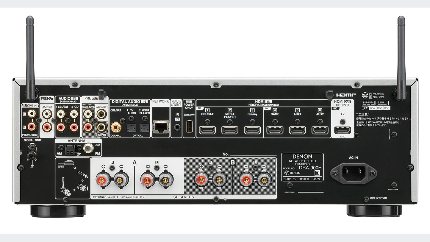 DENON DRA-900H Hi-Fi ネットワークステレオレシーバー