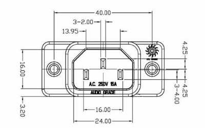 JODELICA ETP-600CU IECインレット
