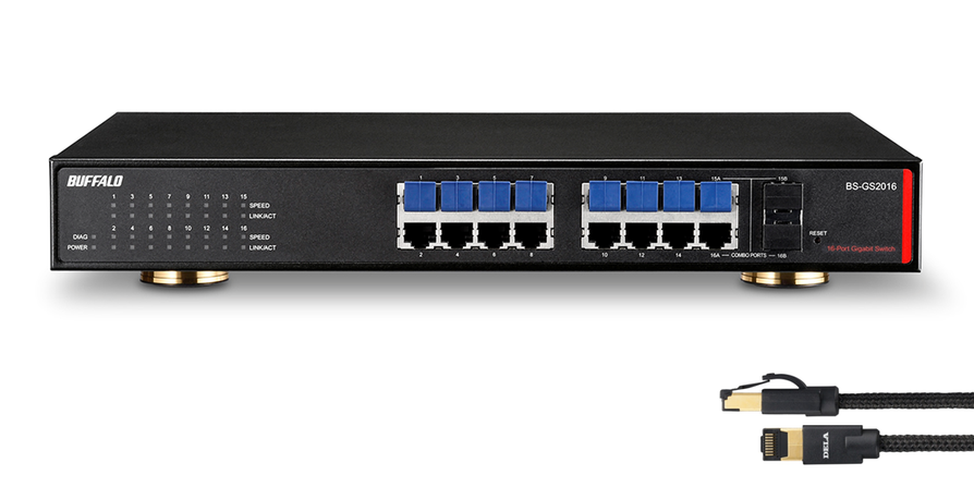 DELA BS-GS2016/A ネットワークスイッチ