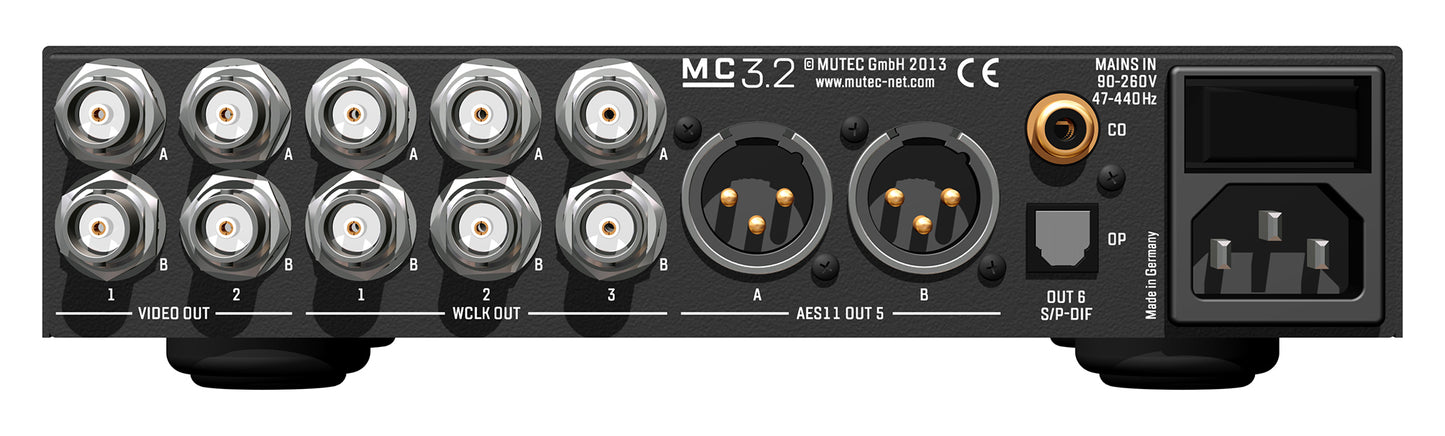 MUTEC　MC-3.2　マスタークロック・SD/HDビデオシンク・ジェネレーター