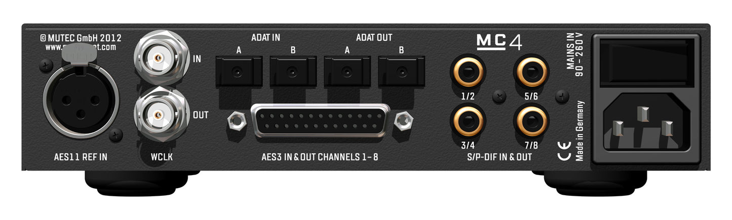MUTEC　MC-4　マルチチャンネルフォーマット/サンプリングレート・コンバーター