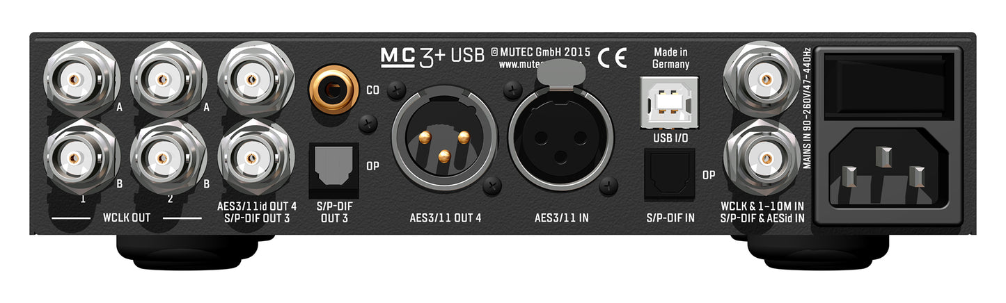 MUTEC　MC-3+USB Aluminum　USB デジタルオーディオ・マスタークロックジェネレーター