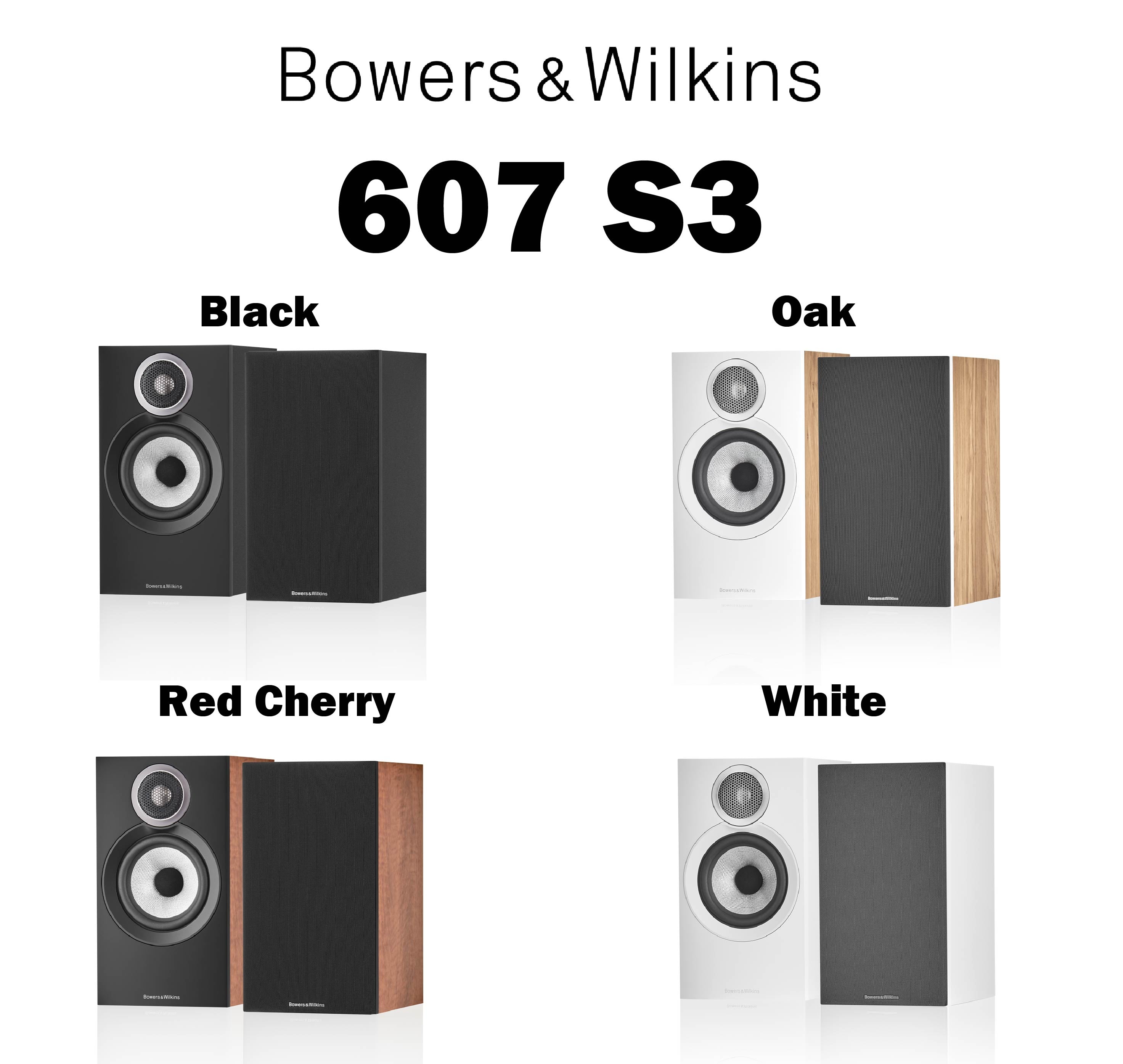 Bowers & Wilkins　607 S3 （ペア）　ブックシェルフスピーカー