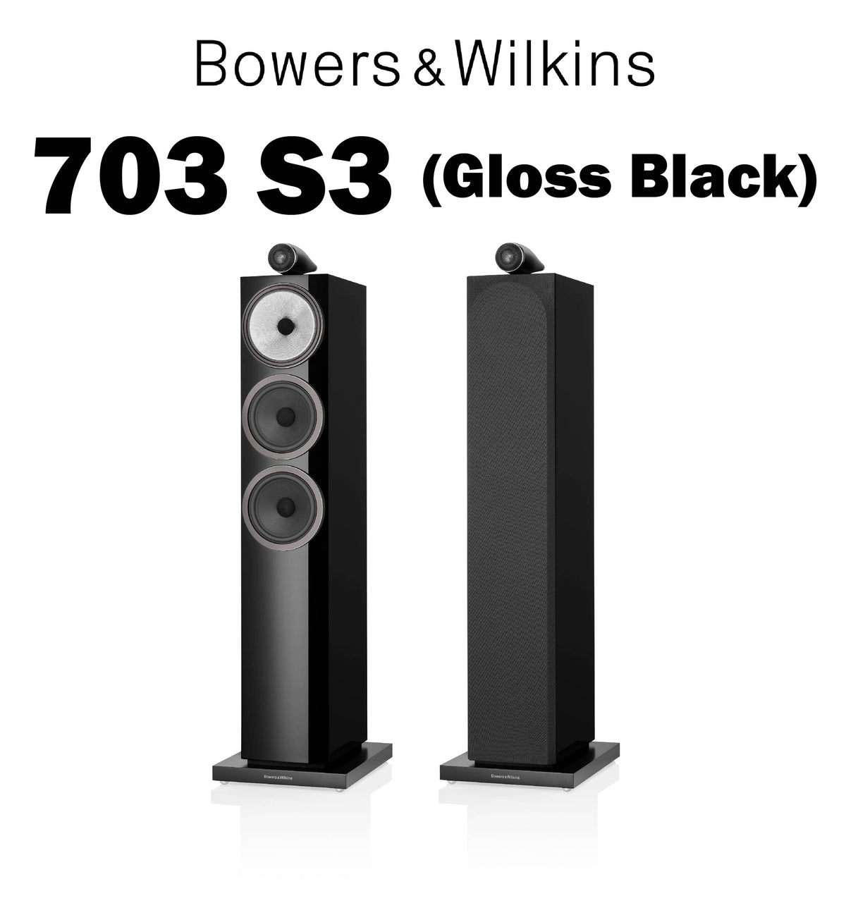Bowers & Wilkins 703 S3 （1台） フロアスタンディングスピーカー 