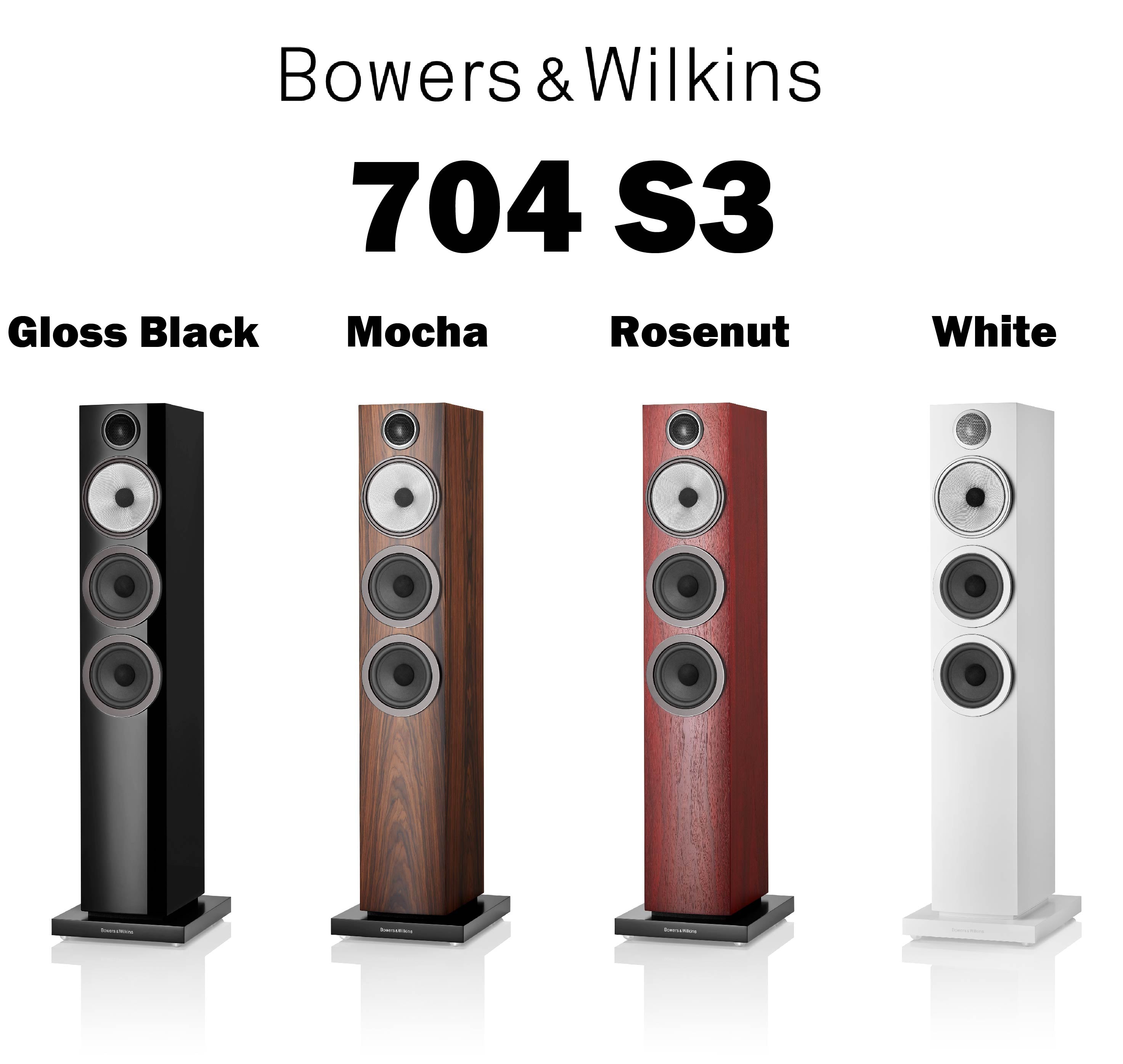 Bowers & Wilkins　704 S3 （1台）　フロアスタンディングスピーカー