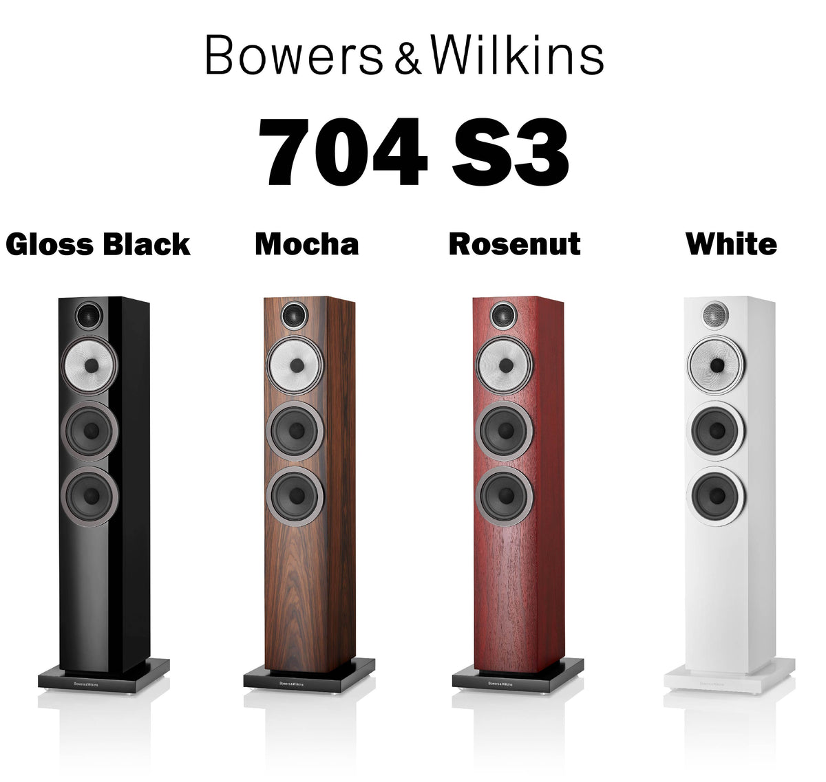 Bowers & Wilkins 704 S3 （1台） フロアスタンディングスピーカー – CORE オーディオコア