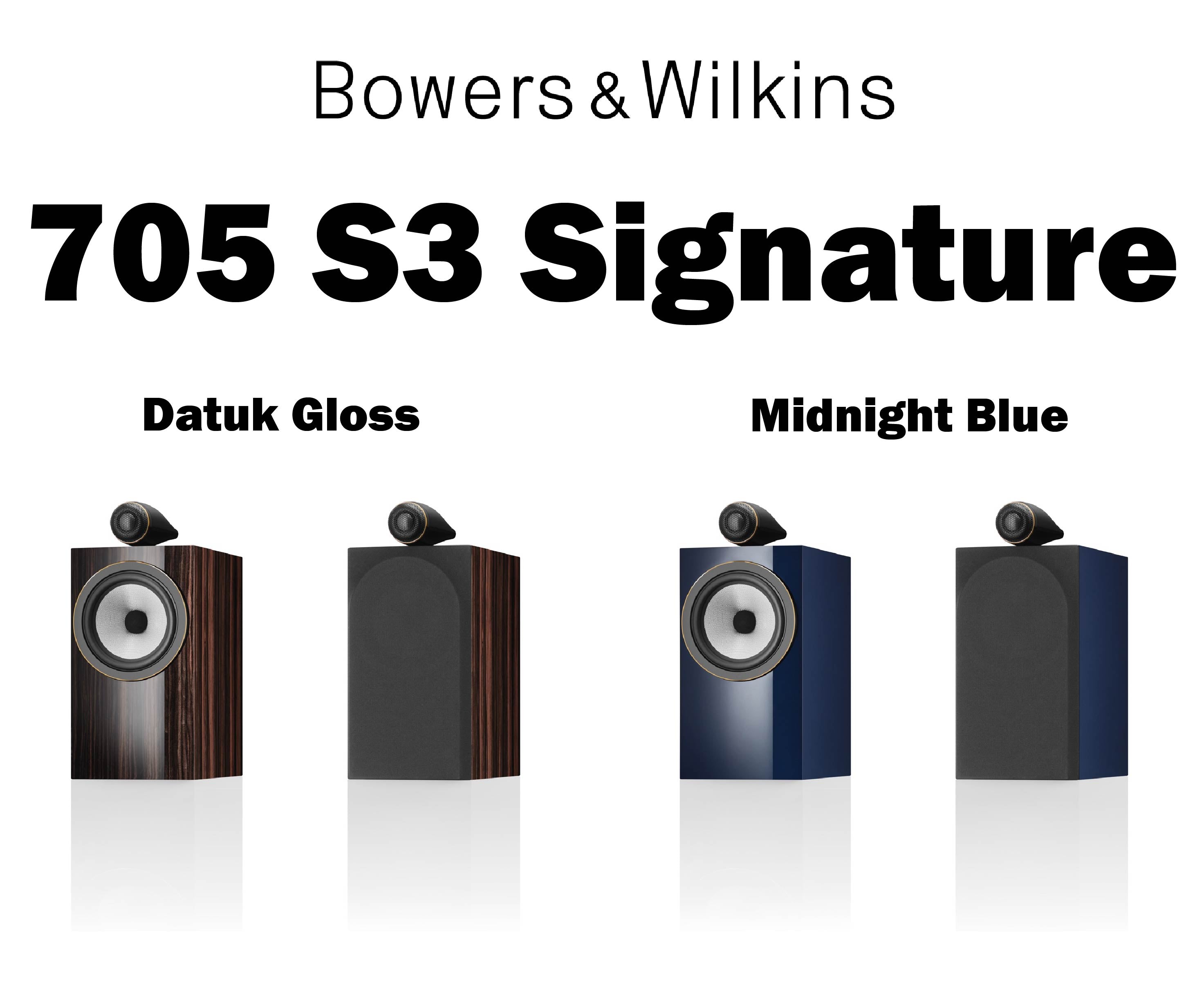 Bowers & Wilkins　705 S3 Signature （ペア）　ブックシェルフスピーカー