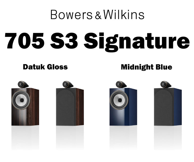 Bowers & Wilkins 705 S3 Signature （ペア） ブックシェルフスピーカー – CORE オーディオコア