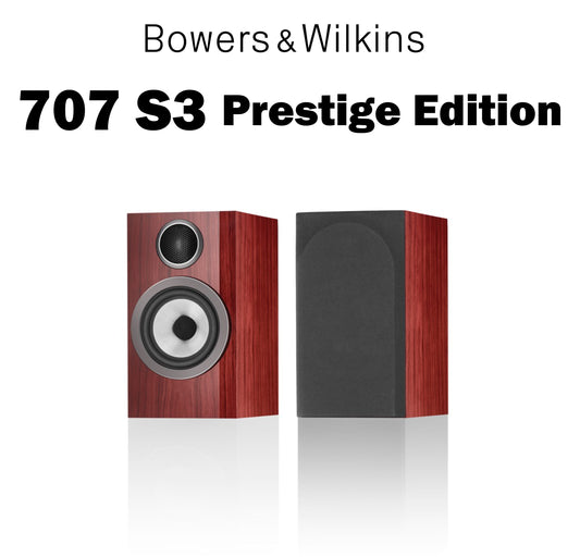 Bowers & Wilkins　707 S3 Prestige Edition（ペア）　ブックシェルフスピーカー