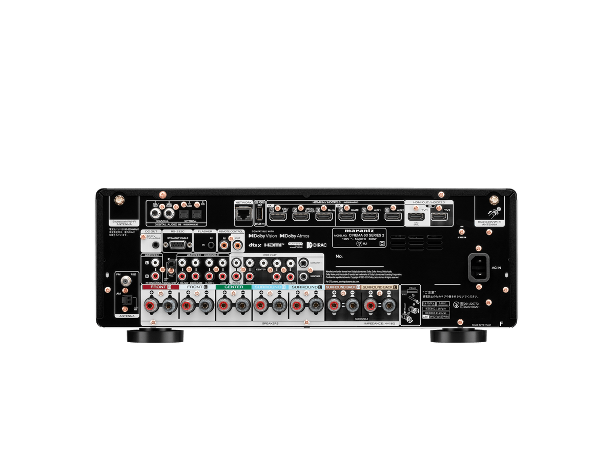 Marantz CINEMA 60 SERIES 2 ブラック 背面