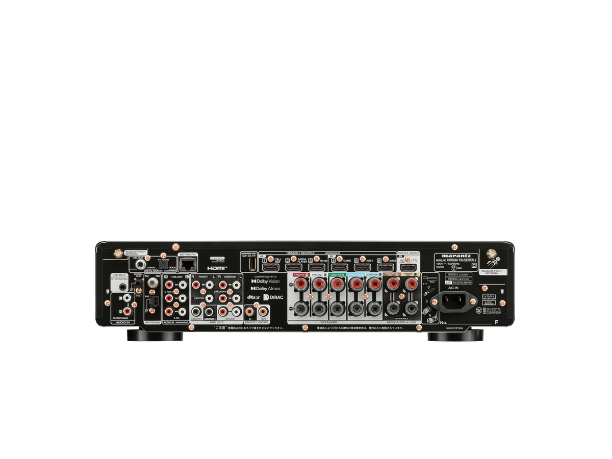 Marantz CINEMA 70s SERIES 2 ブラック 背面
