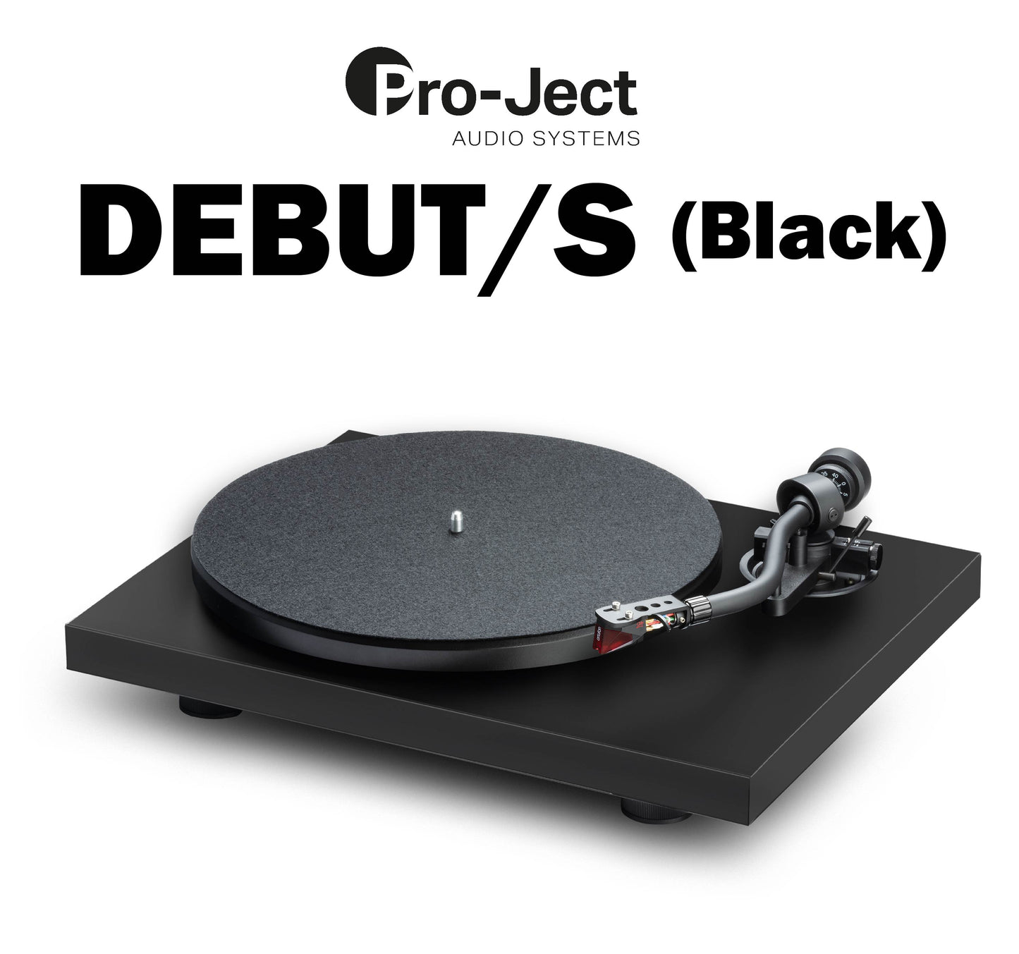 Pro-Ject　DEBUT/S BK　ベルトドライブ・レコードプレーヤー