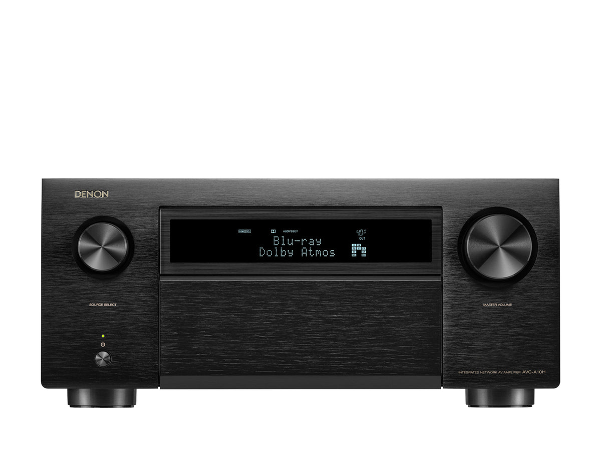 DENON AVC-A10H ブラック 本体のみ 正面 文字なし画像