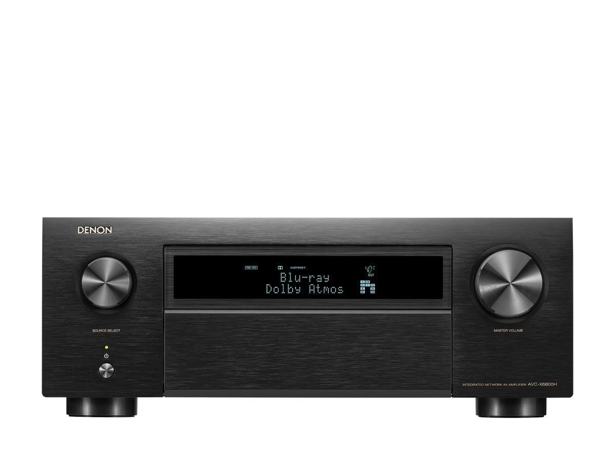 DENON AVC-X6800H ブラック 本体のみ 正面 文字なし画像