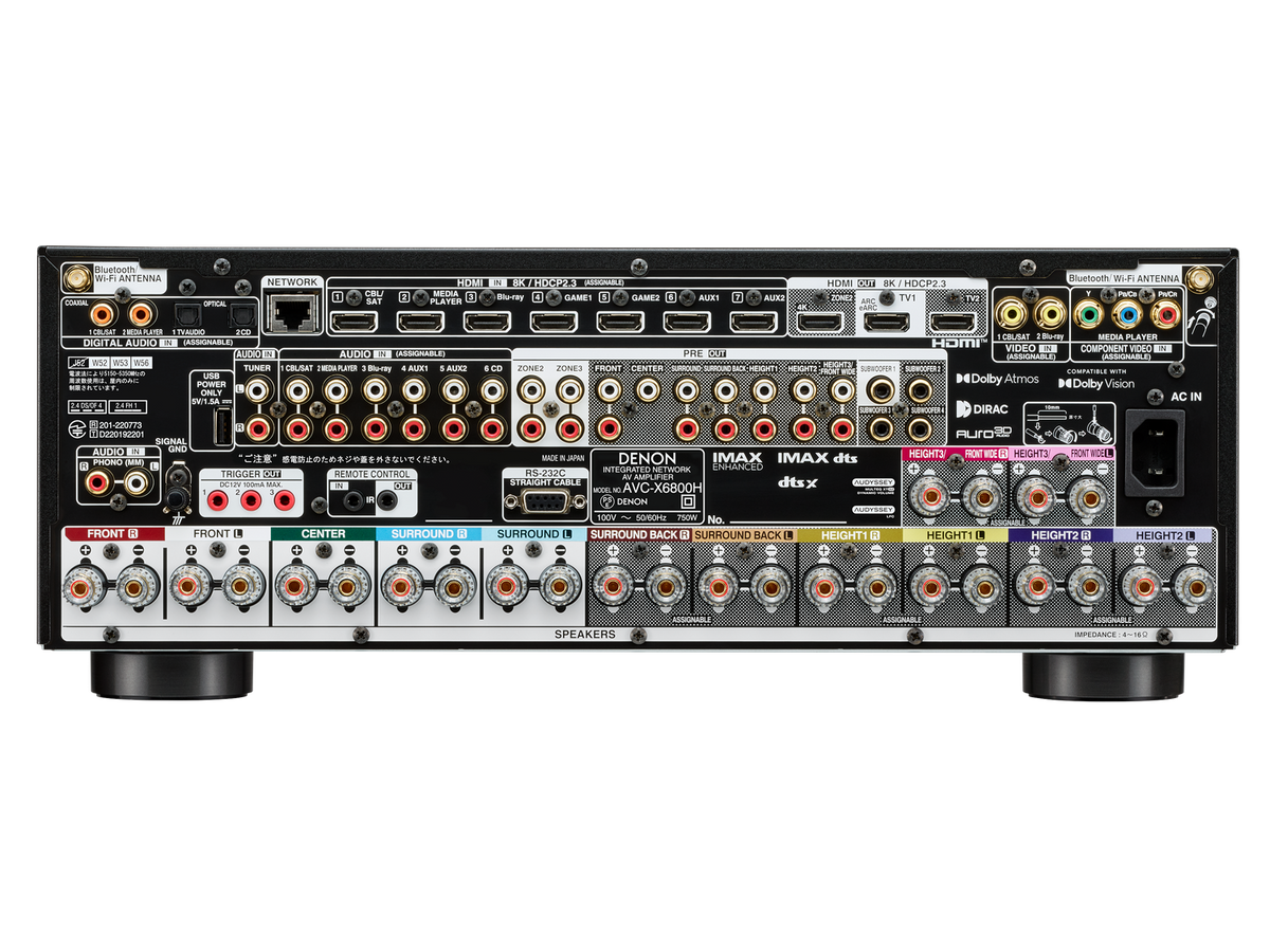 DENON AVC-X6800H ブラック 製品写真