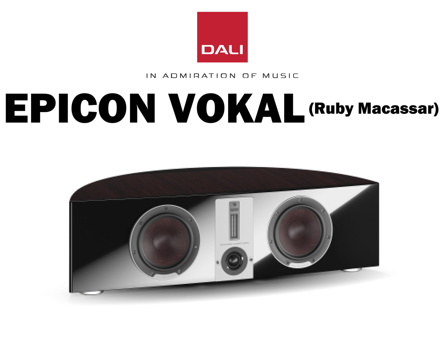 DALI　EPICON VOKAL（ルビーマッカサル）　センタースピーカー