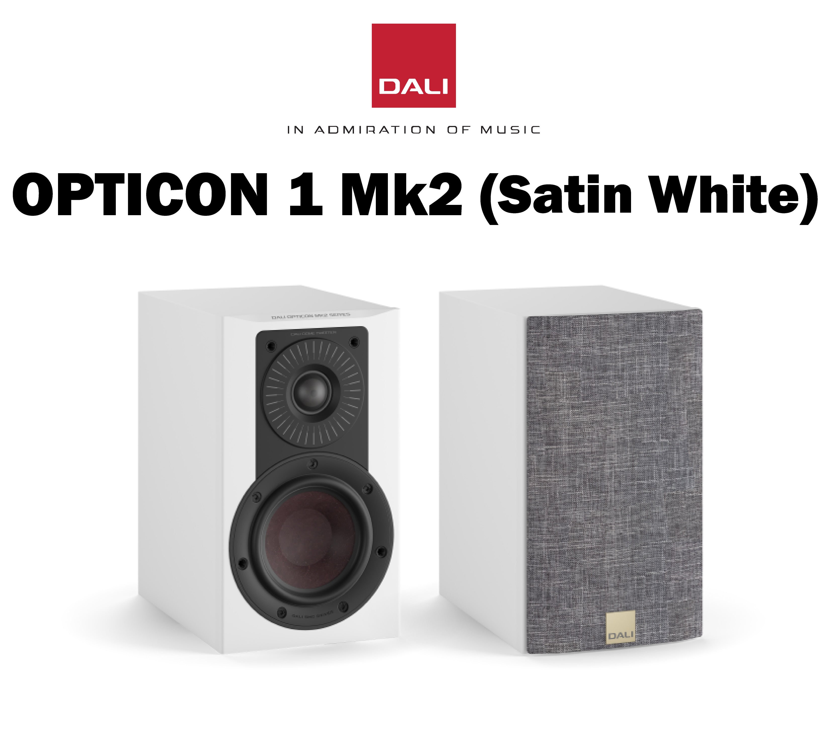 【美品】DALI OPTICON 1 mk2　白 DALI OPTICON 1 Mk2 ブックシェルフ・スピーカー – CORE オーディオコア