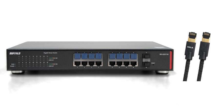 DELA　AS-001　ネットワークスイッチ