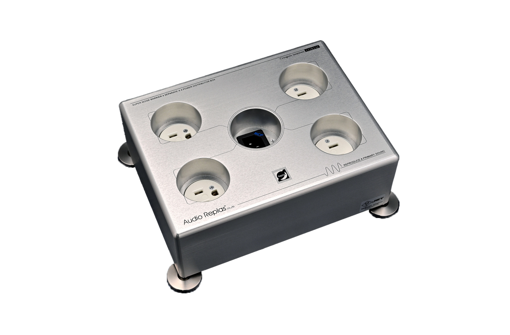 KS e-TP８０ 高圧アルミニウム 8口 オーディオ用電源タップblo KS e-TP８０ 高圧アルミニウム オーディオ用電源 bla中古品 オーディオ