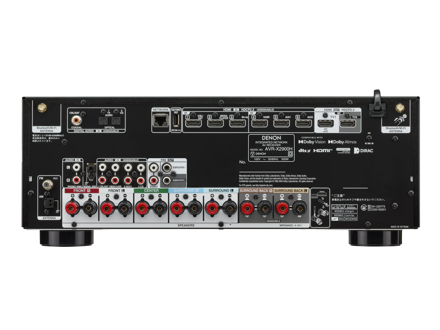 DENON　AVC-X2900H　7.2ch AVサラウンドレシーバー