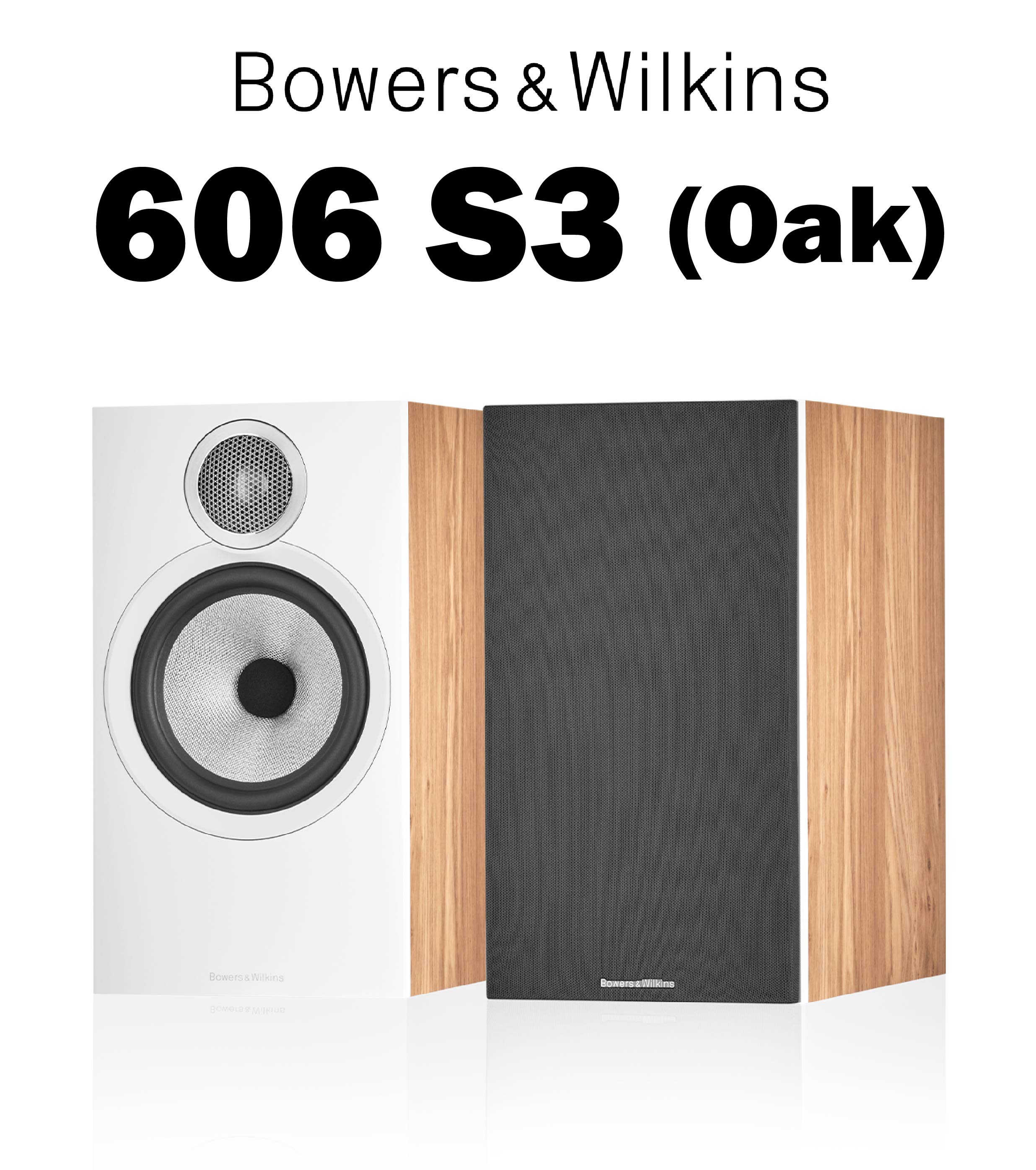 Bowers & Wilkins　606 S3 （ペア）　ブックシェルフスピーカー